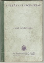 Svetasvataropanisad, Swami Tyagisananda 1971, 6th Edition; Mylapore, Madras
