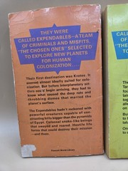 Vintage The Expendables Series Lot of 3 Books by Richard Avery 1975!