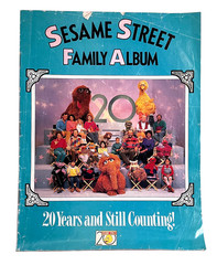 Sesame Street Family Album – 20 Years and Still Counting – 1989 Photo Book