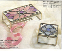 PLAID GALLERY GLASS GLIMMERING GLASS CREATIONS BOOKLET 8716 BY CAROL SMITH ©1992