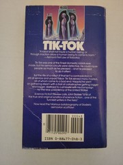 Tik-Tok by John Sladek. 1983 Daw 1st Print. Dark Comedy Sci-fi Paperback