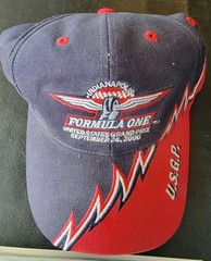 Formula 1 U. S. Grand Prix 2000 Official Program w/Starting Grid Insert & Cap
