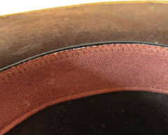 Premium Leather Fedora – Wide Brim Hat Leather – Water Resistant