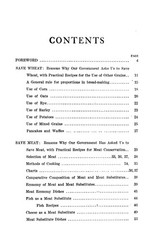 1918 Foods That Will Win The War And How To Cook Them Cook Book 123 Pages