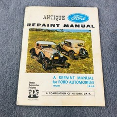 Antique Ford Repaint Manual Ford Automobiles 1928 thru 1936, 1970 Catalog