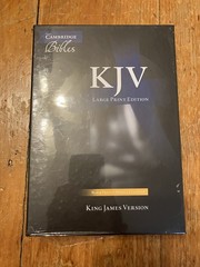 KJV Large Print Text Bible, Black French Morocco Leather, KJ653:T by Not…