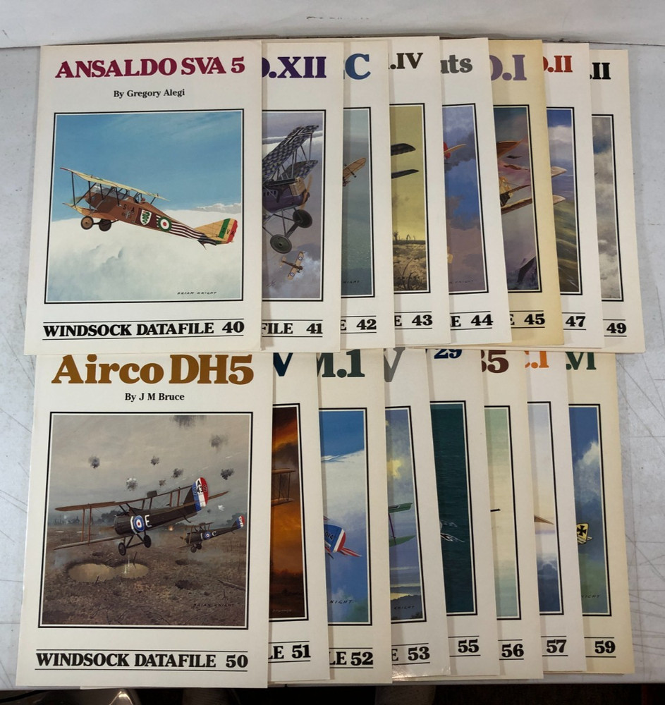 Windsock Datafile collection Lot of 16 E-119