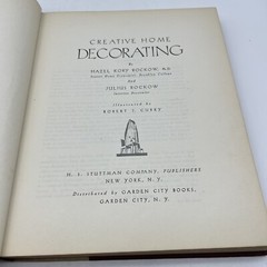 Creative Home Decorating, Hazel Kory Julius Rockow 1954 MCM,decor,1800s-1950s