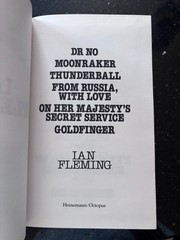 Ian Fleming-James Bond: 6 NOVELS-HC-1978 1ST-3 LBS-862 PAGES-007-VG