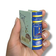The Little Prince in Spanish Principito Miniature Book hardbound color pages
