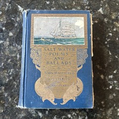 Salt Water Poems and Ballads by John Masefield 1916 MacMillan Hardcover
