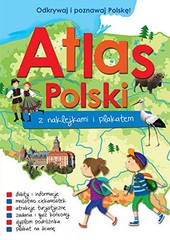 Atlas Polski z naklejkami i plakatem By Kaniewska Paulina