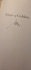 SIGNED Theo of Golden by Allen Levi Hardcover Atria Edition / Sixth Printing