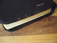 Rare 1975 Black Genuine Leather Loose Leaf New American Standard Bible NAS NASB