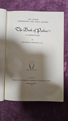 ‡ ✡️ Psalms, A Commentary by Freehof • 1938 HC 1st Ed 2nd Print • Jewish Poetry