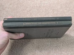 A DIRECTORY OF CEREMONIAL, Parts I – II, OXFORD UNIVERSITY PRESS London 1931