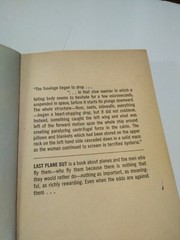 LAST PLANE OUT by John Ball 1971 4th Printing Bantam Paperback 246 Pages