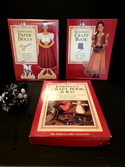 Pleasant Company Josefina Craft Kit w Pastimes Craft Book & SEALED Paper Dolls