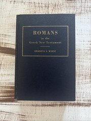 Romans By Kenneth Wuest Hardcover