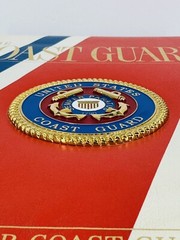 THE COAST GUARD: Foundation for Coast Guard History (Leatherbound HC, 2004) ❤️