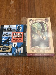 Lemony Snicket Reptile Room CD Cassette audiobook Who Could That Be This Hour