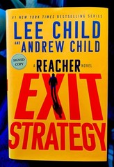 SIGNED “Exit Strategy: A Reacher Novel by Lee Child & Andrew Child (2025 1st HC)