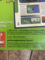 Pokemon Emerald (Prima Official Nintendo Game Guide) *No Poster Inside*
