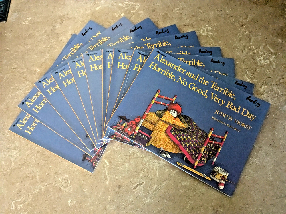 Alexander and the Terrible, Horrible, No Good, Very Bad Day Lot of 10 FAST SHIP