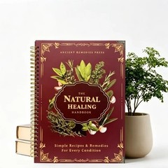 The Natural Healing Handbook, Spiral-Bound Guide for Herbal Remedies and Natural