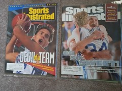 Lot of 8 Vintage DUKE BASKETBALL Sports Illustrated Magazines 1986-2006