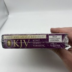 KJV Gift and Award Bible – Imitation Leather By Thomas Nelson Navy With Silver