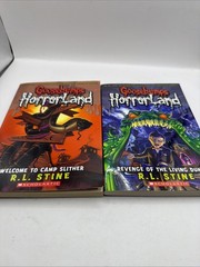 Goosebumps Assorted Book Lot Of 15 RL Stine Horrorland Movie Apple Fiction