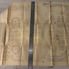 Rare Antique French Embroidery Pattern Sheet – Cendrillon Journal (November 1857