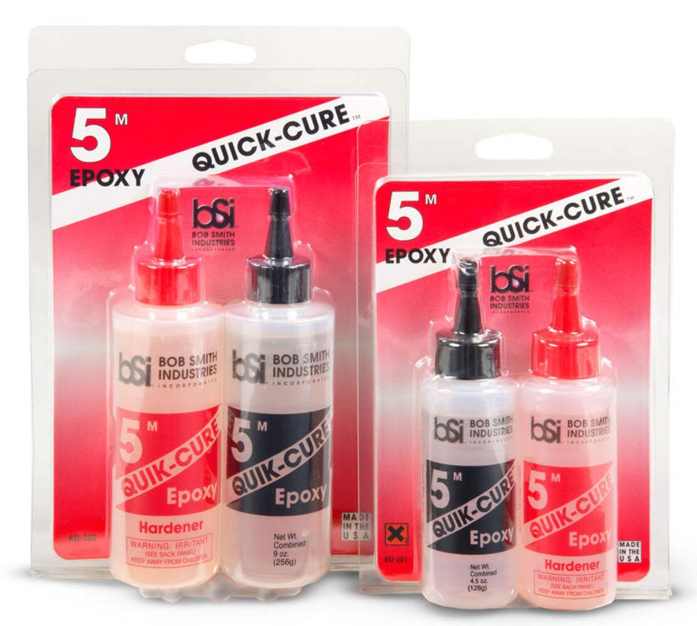 Bob Smith Industries 201 Quik-Cure 5 Minute 2 Part Epoxy 4.5oz