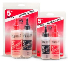 Bob Smith Industries 201 Quik-Cure 5 Minute 2 Part Epoxy 4.5oz