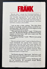 1976 „Frank: The First Year” Autobiography 1ST EDITION Frank Robinson MLB WOW!