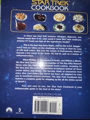 STAR TREK COOKBOOK By Ethan Phillips & William J. Birnes Printing January 1999