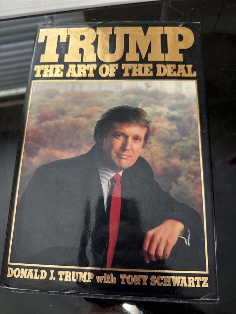 Trump The Art of the Deal Hardcover 1987 Donald J. Trump Tony Schwartz HC