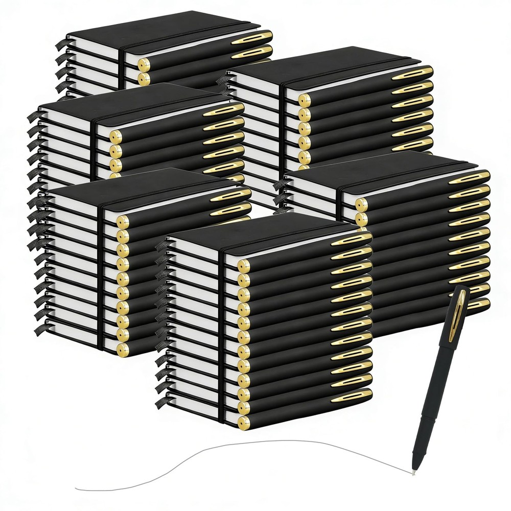 62 Pack Pocket Notebook with Pens 3.7 x 5.4 Inches 160 Pages Small Notebooks …
