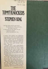 Stephen King The Tommyknockers First Edition 1st Print 1987 Hard Cover DJ Putnam