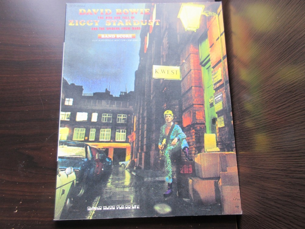 David Bowie Ziggy Stardust +3 Japan Band Score Song Book Guitar TAB Glam Ronson