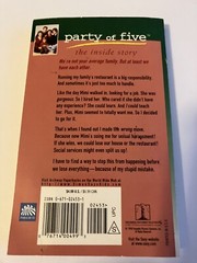 PARTY OF FIVE BAILEY BREAKING THE RULES PB 1998 1ST ARCHWAY POCKET TV TIE-IN