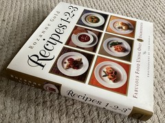 *Signed* A New World of Taste: Recipes 1-2-3 by Rozanne Gold (1996, HCDJ + Slip)