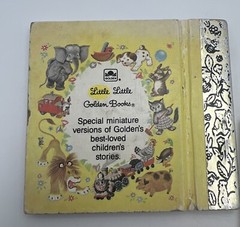 Little Little Golden Books Mini, Lot Of 2 Pinocchio Snow White 2.75 x 2.75in
