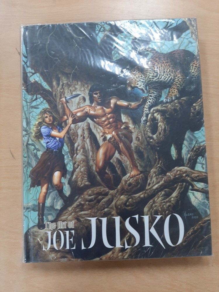 Art of Joe Jusko HC Book • IDW OOP • Marvel DC WWF Conan Hardcover