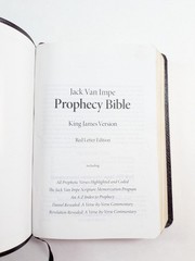 KJV Jack Van Impe Prophecy Bible Burgundy Leather Red Letter Limited Special Ed.