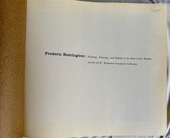 Frederic Remington Art Book Peter Hassrick Hardcover 1973 Western American Art
