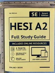 HESI A2 Full Study Guide 3rd Edition Smart Edition (Paperback, 2022, UNMARKED!)