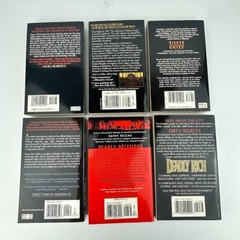 Lot of 6 Thriller Murder Mystery Crime PB Novels Multiple Titles and Authors