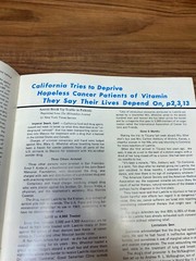 1971 Cancer News Journal Featuring Dr. Kelley Ecological Cancer Approach